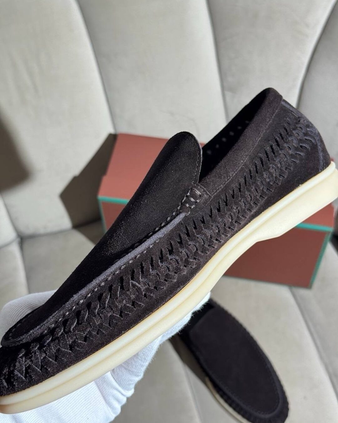 Лоферы Loro Piana Dark Brown