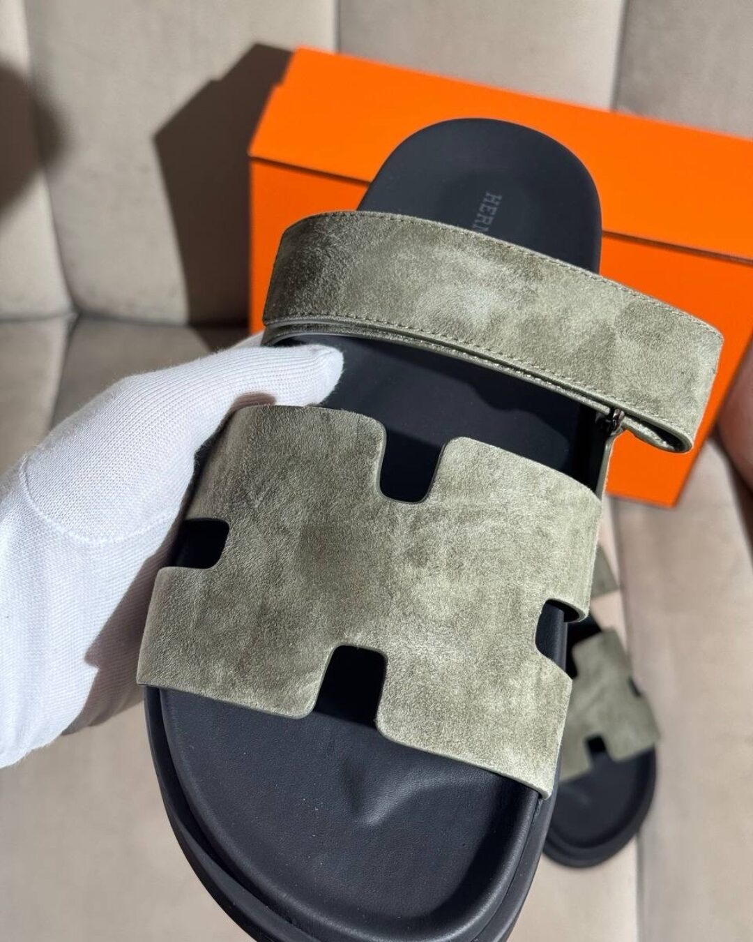 Тапки Hermes