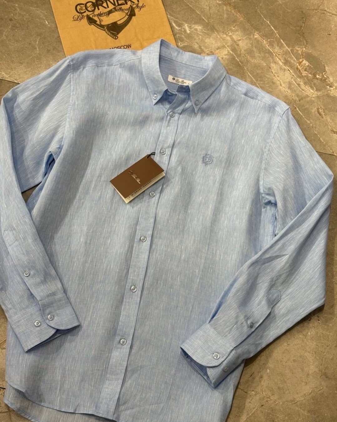Льняная рубашка Loro Piana