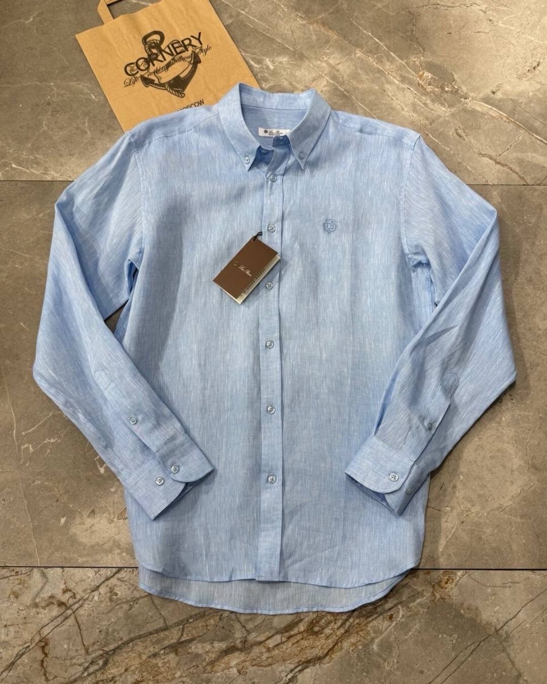 Льняная рубашка Loro Piana