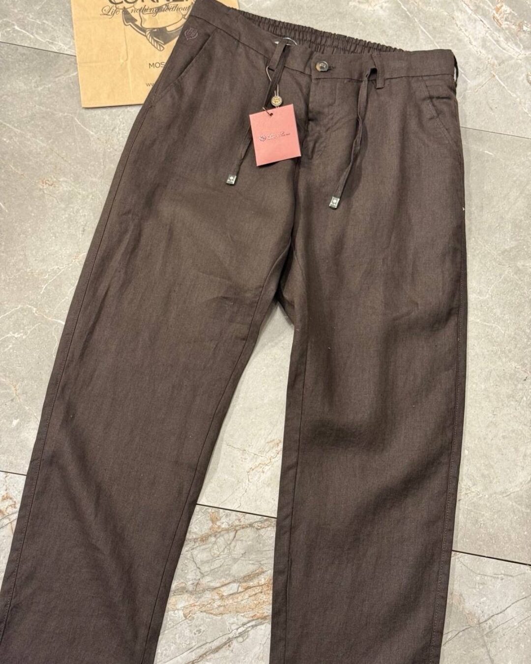 Льняные штаны Loro Piana