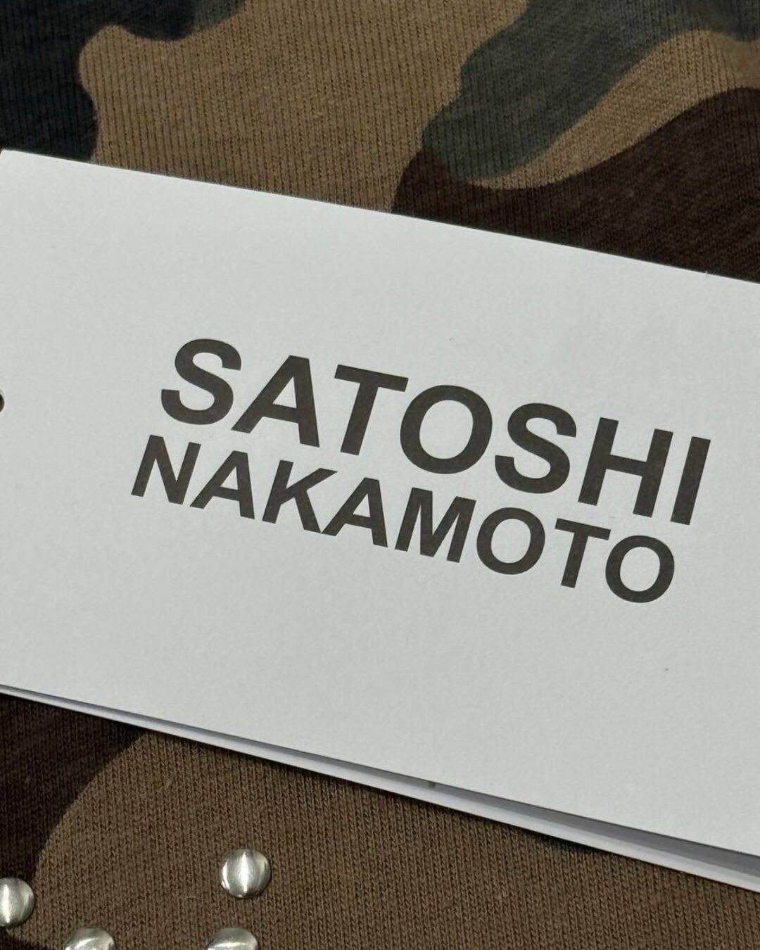 Футболка Satoshi Nakamoto