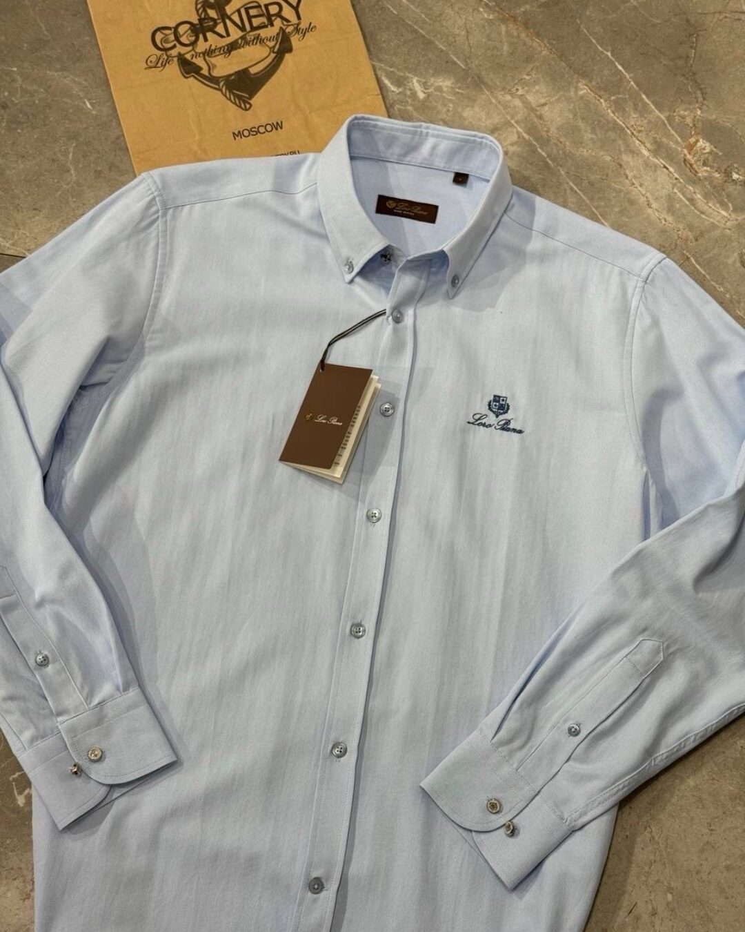 Льняная рубашка Loro Piana