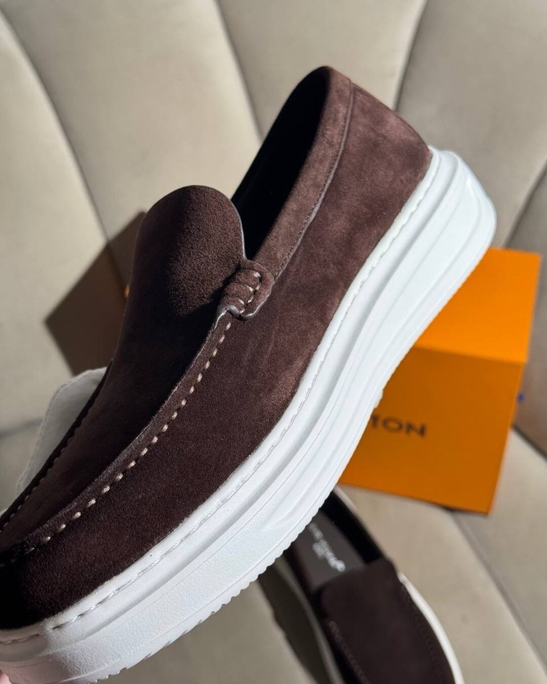 Лоферы Louis Vuitton Brown