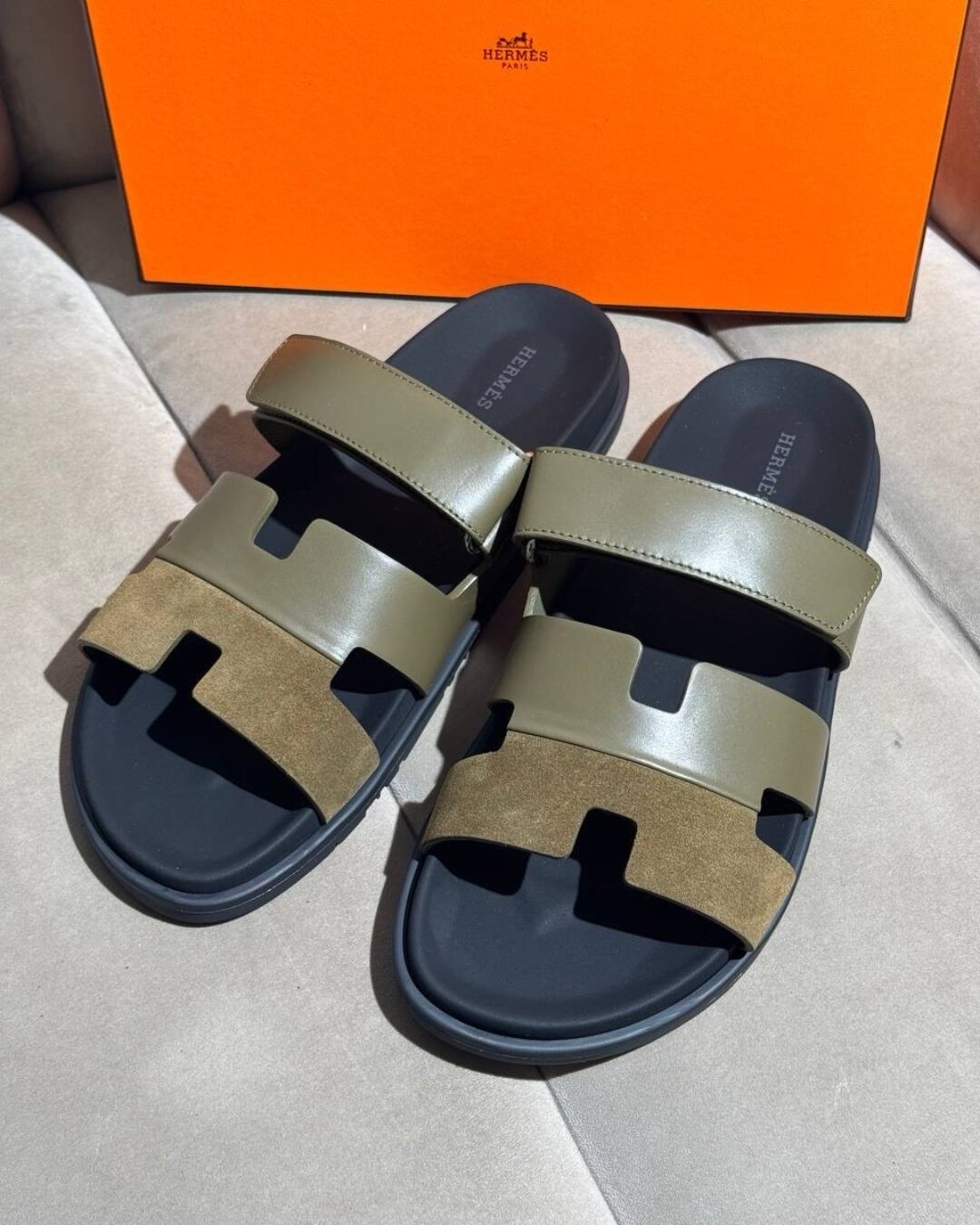 Тапки Hermes