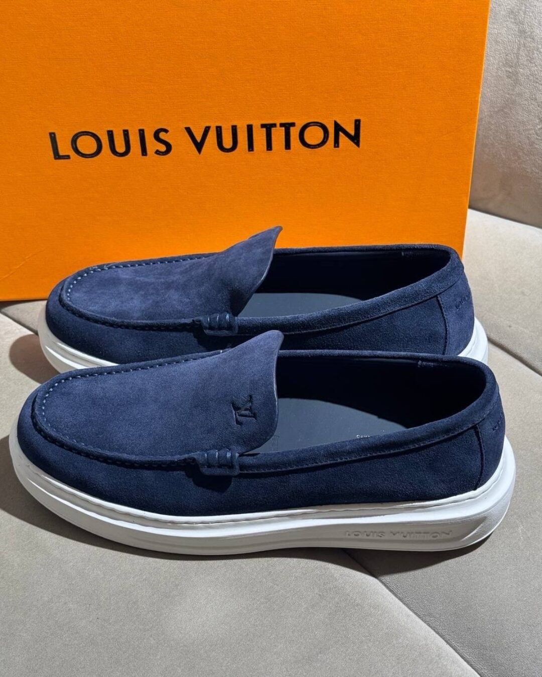Лоферы Louis Vuitton Blue
