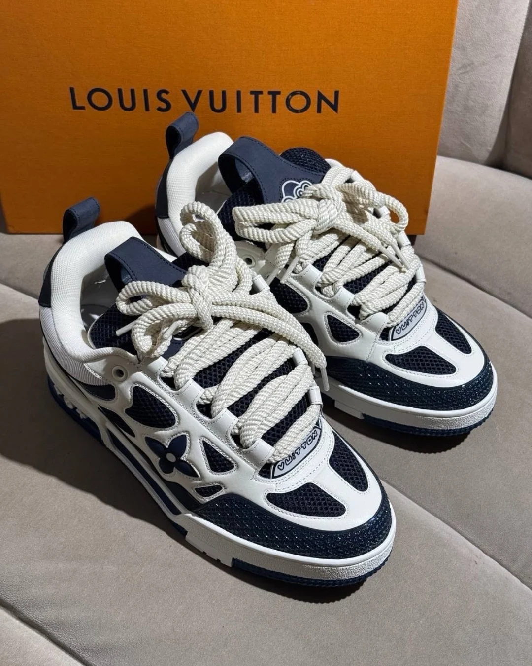 Кроссовки Louis Vuitton Sk8 Blue