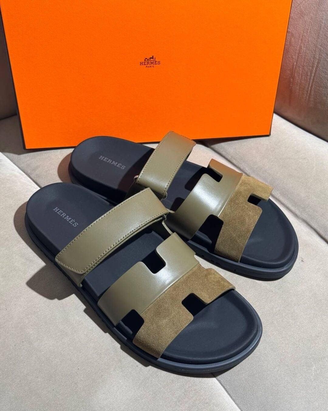 Тапки Hermes