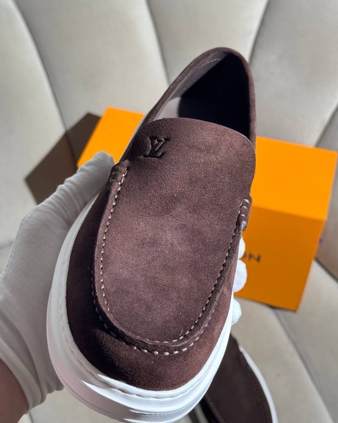 Лоферы Louis Vuitton Brown