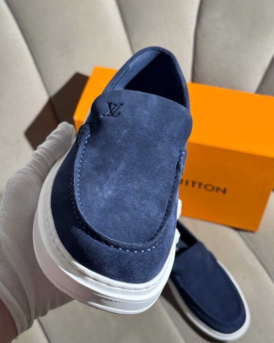 Лоферы Louis Vuitton Blue