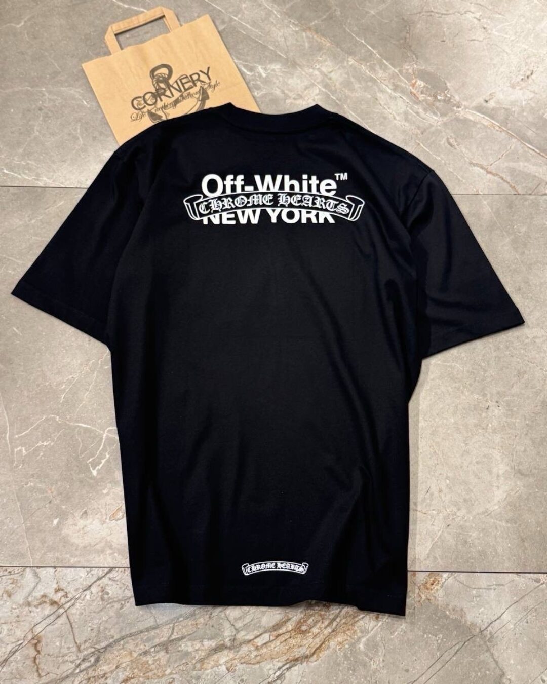 Футболка Off White x Chrome Hearts