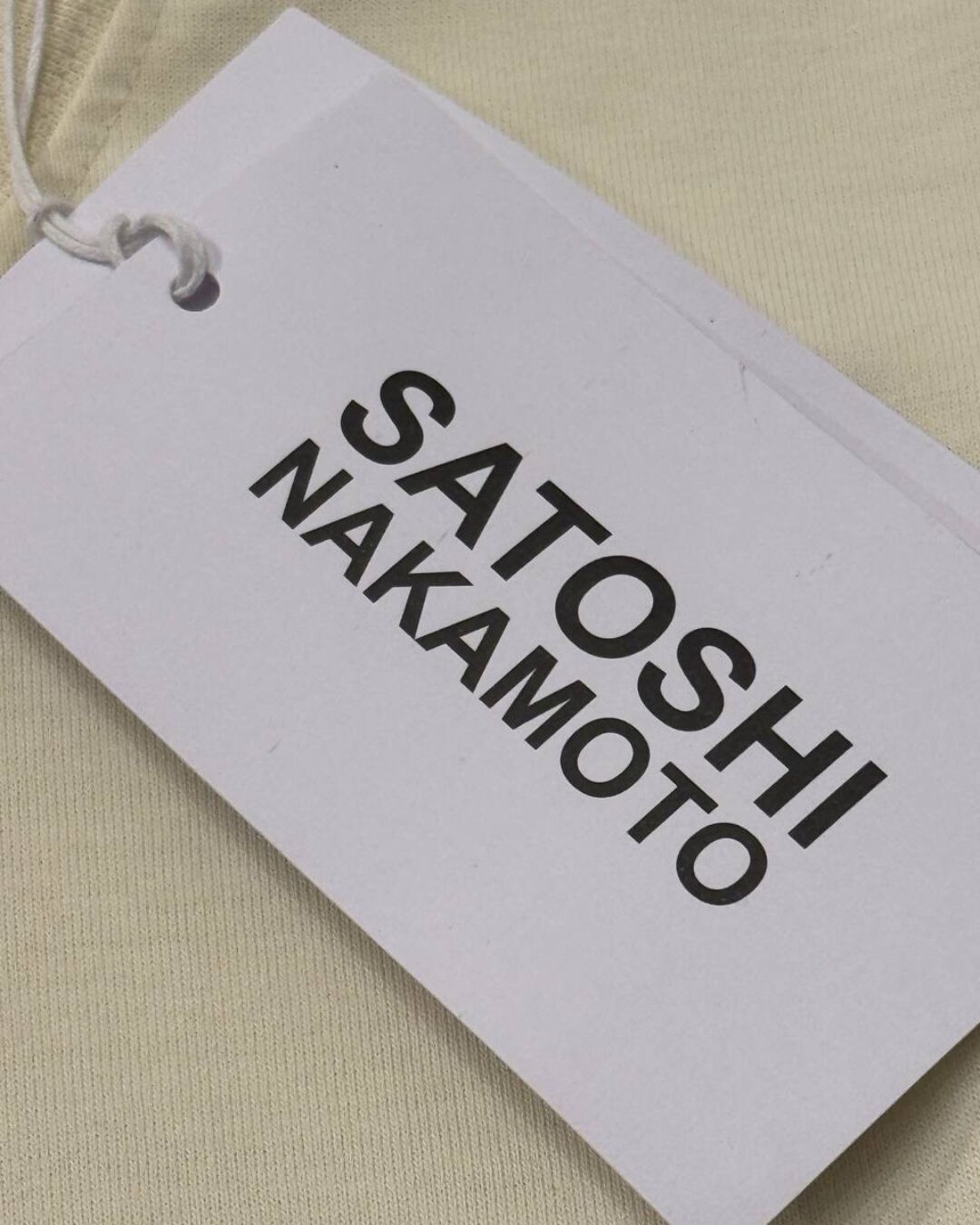 Футболка Satoshi Nakamoto