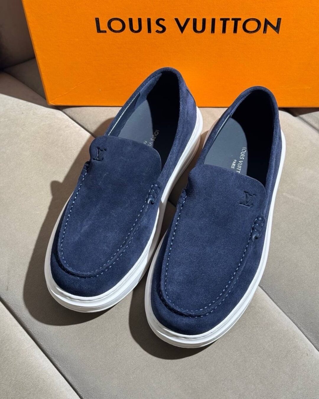 Лоферы Louis Vuitton Blue