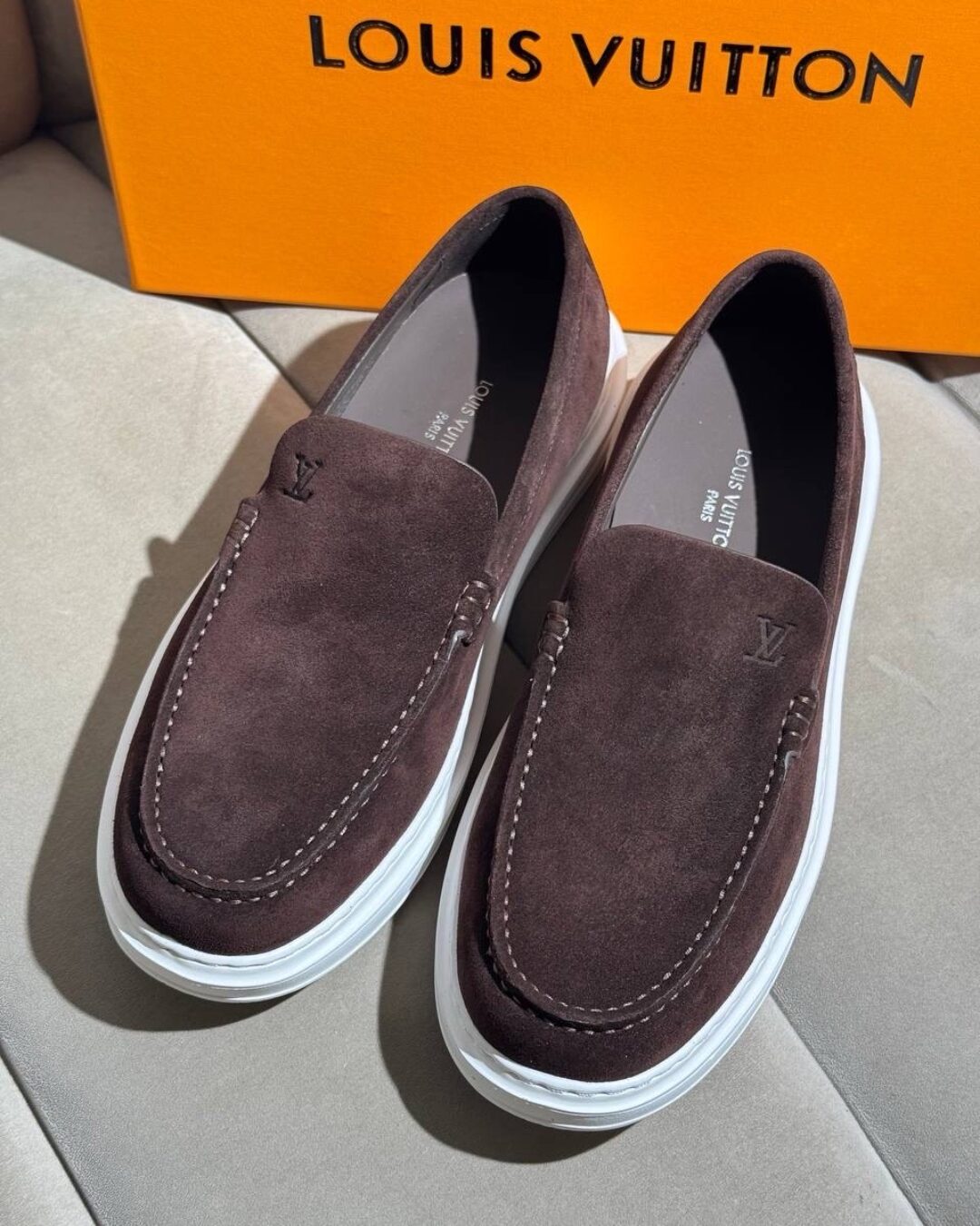 Лоферы Louis Vuitton Brown