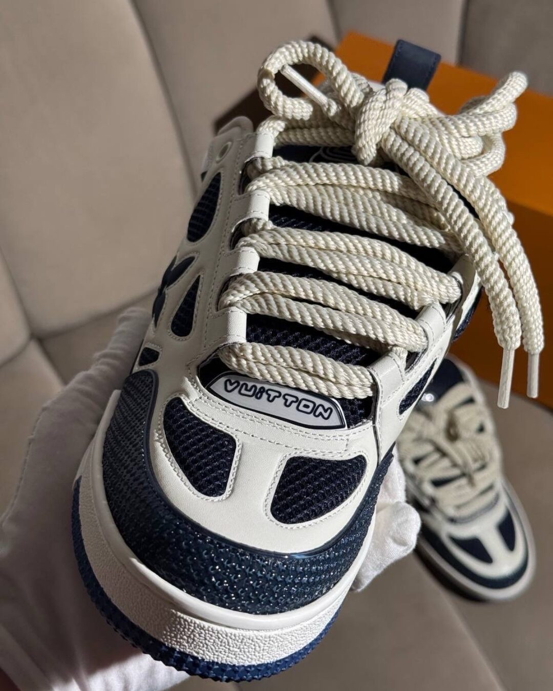 Кроссовки Louis Vuitton Sk8 Blue
