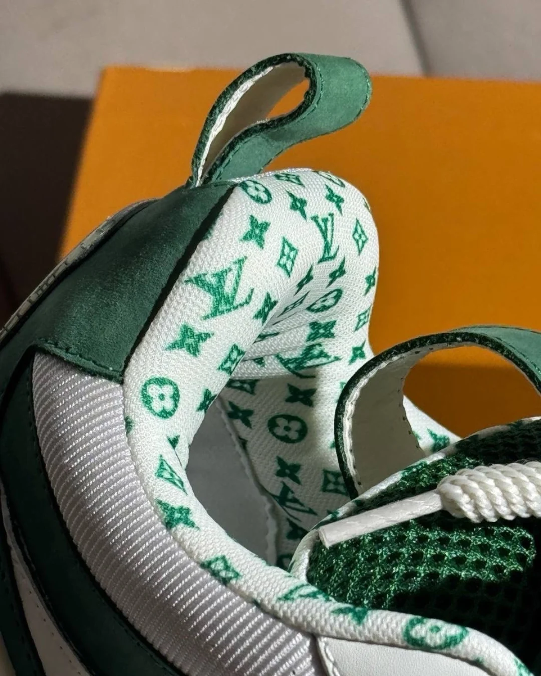 Кроссовки Louis Vuitton Sk8 Green — фото 4