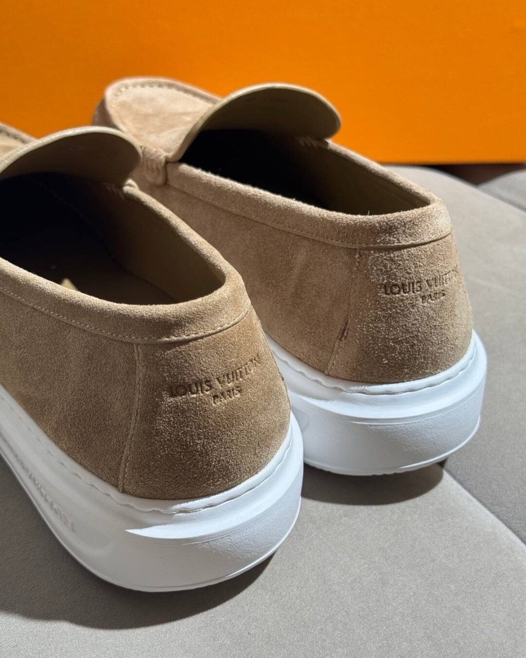 Лоферы Louis Vuitton Beige