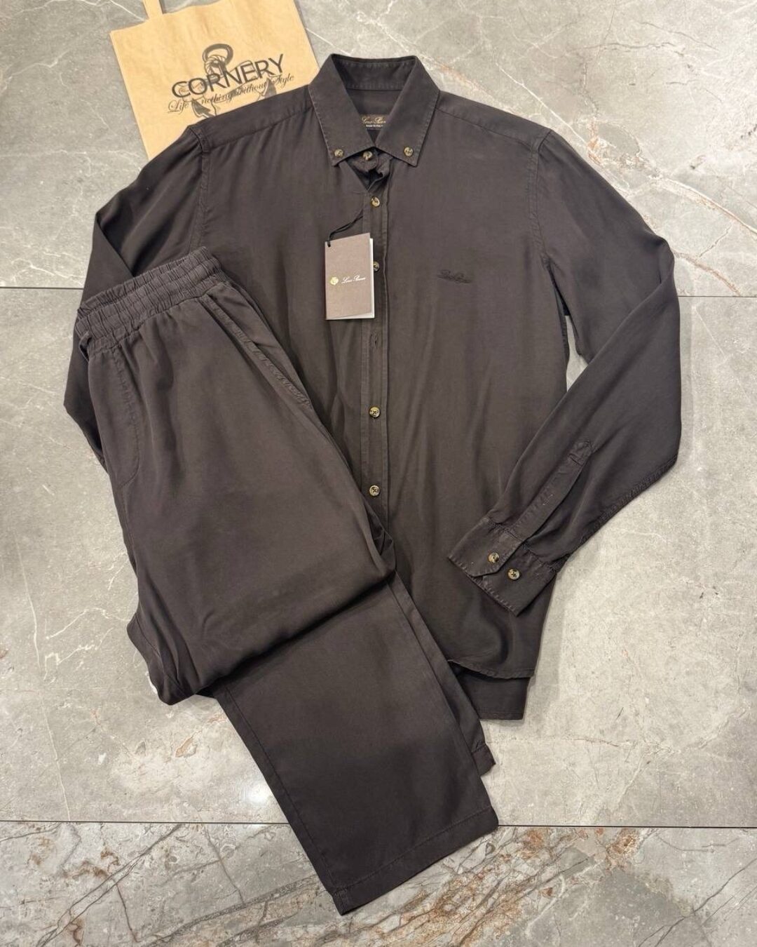 Льняной костюм Loro Piana