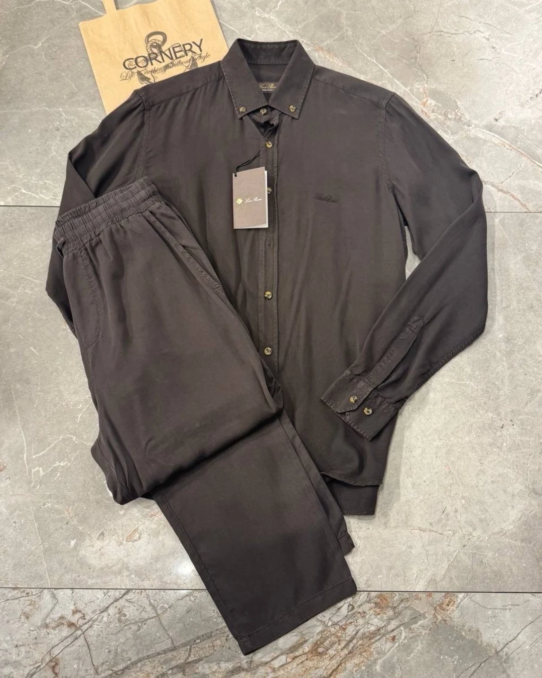 Льняной костюм Loro Piana