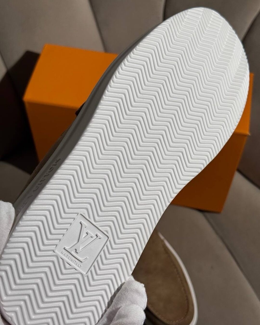 Лоферы Louis Vuitton Beige