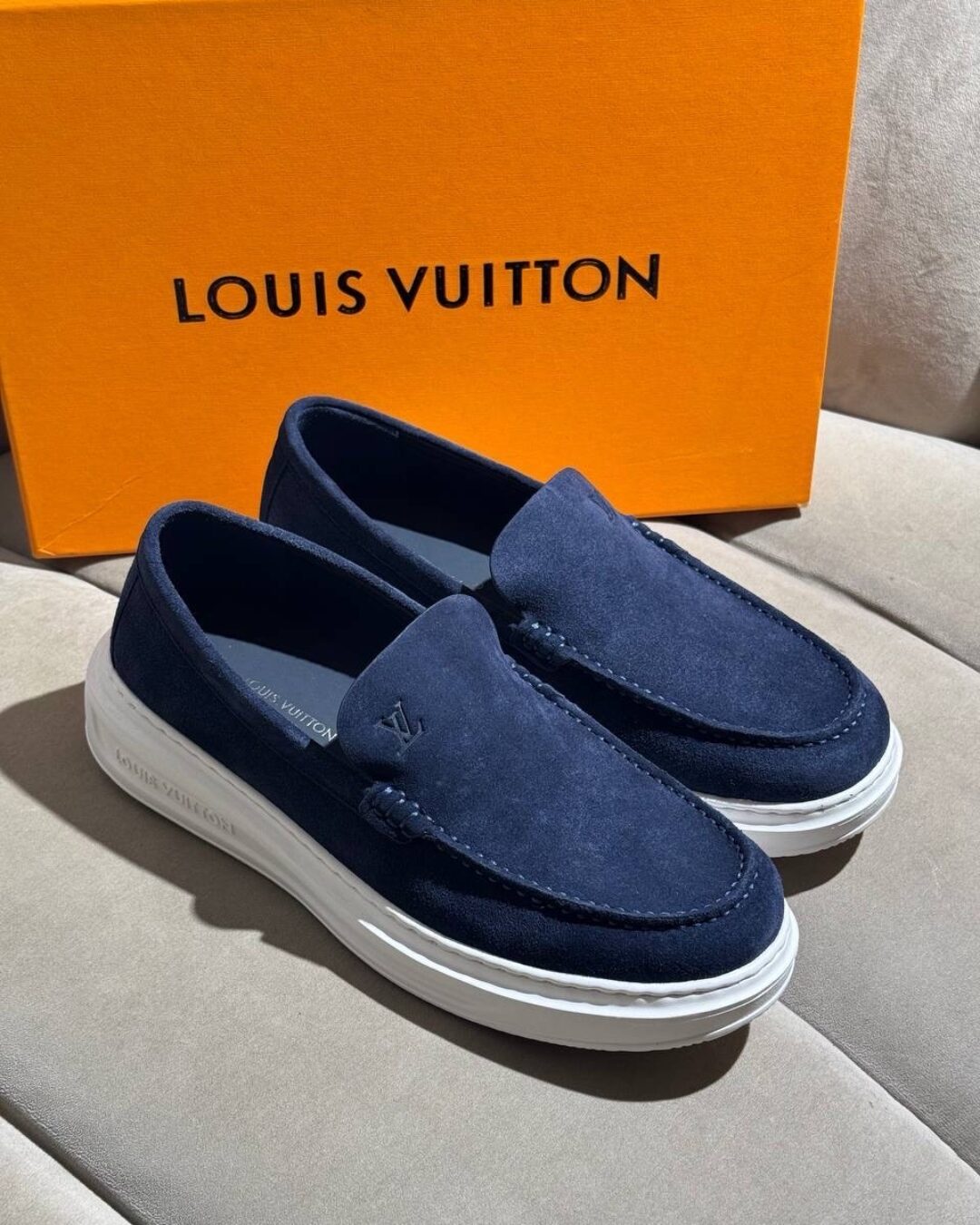 Лоферы Louis Vuitton Blue