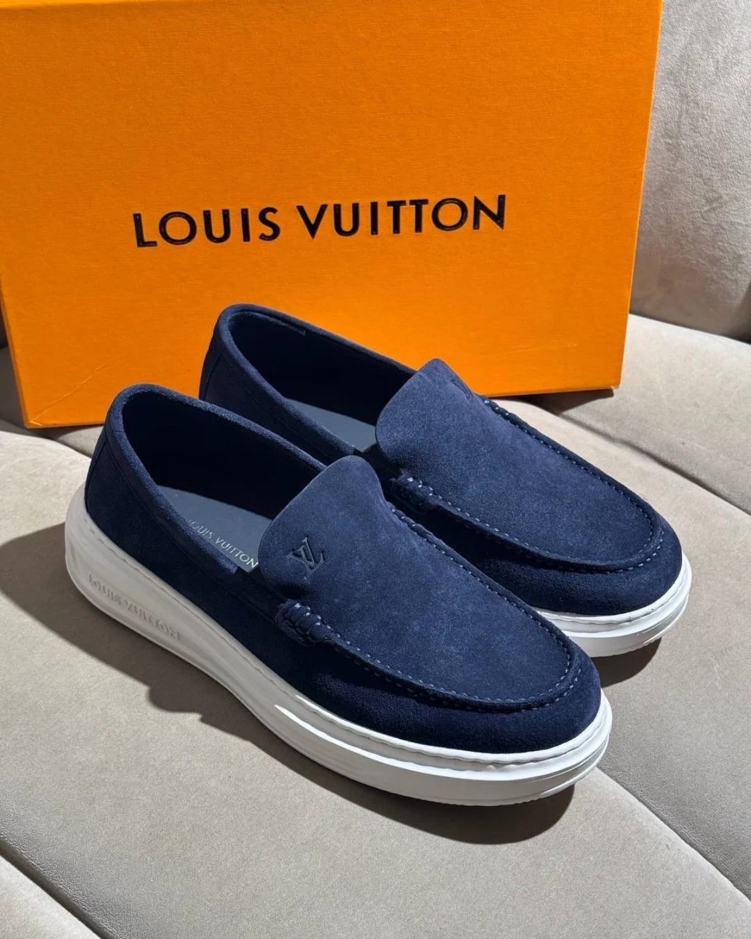 Лоферы Louis Vuitton Blue