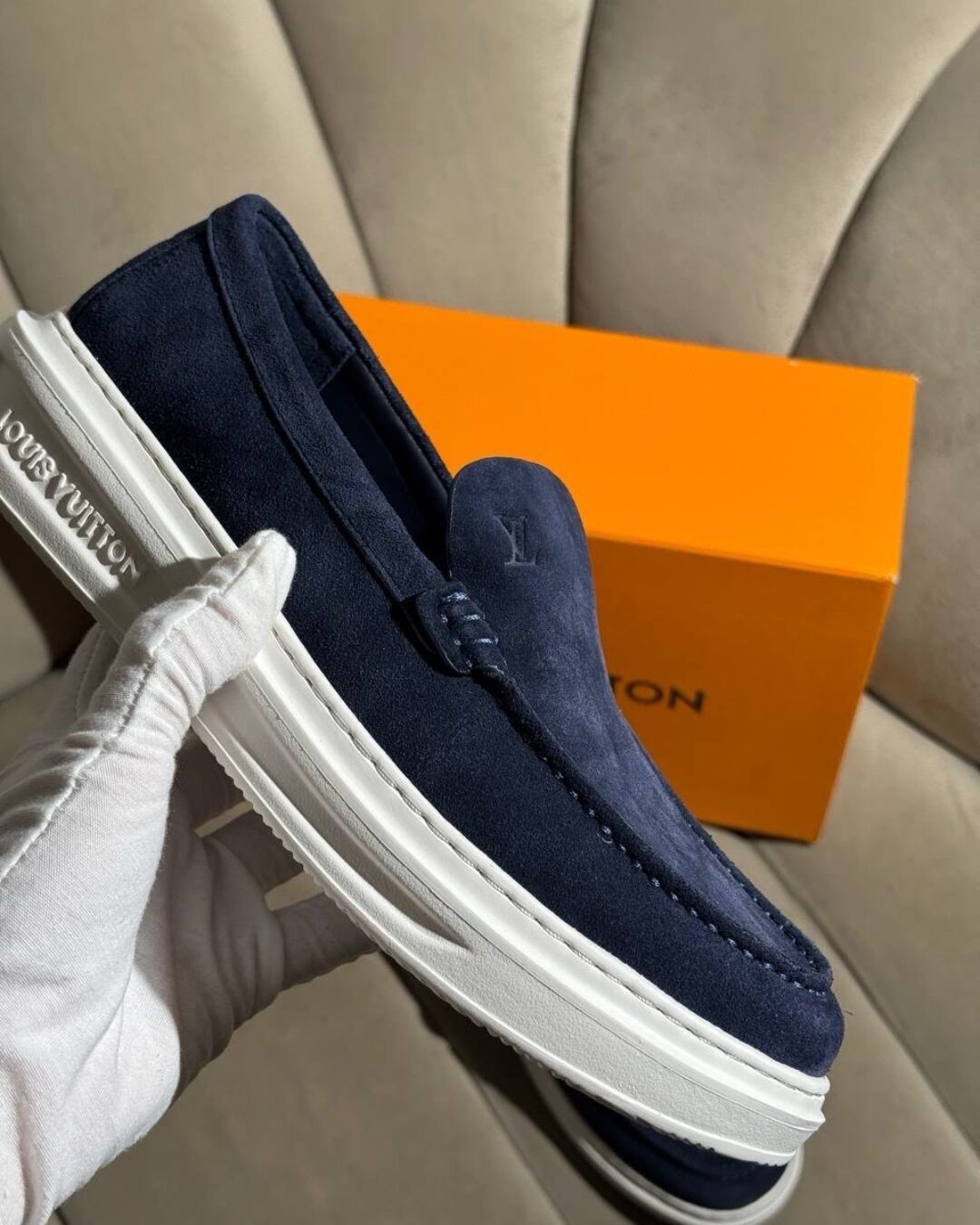 Лоферы Louis Vuitton Blue