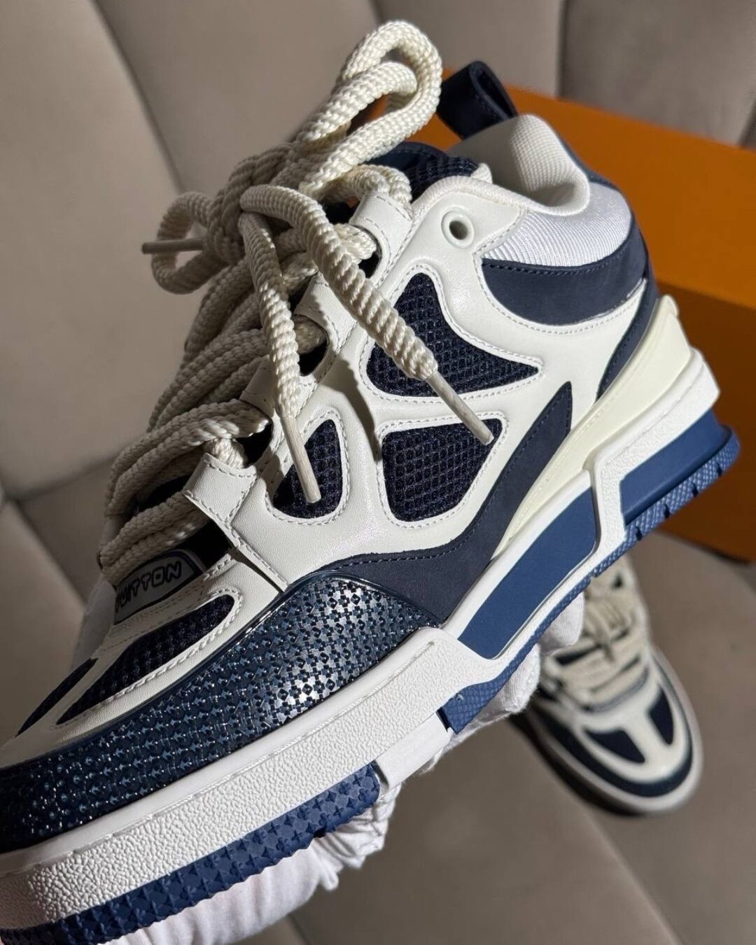 Кроссовки Louis Vuitton Sk8 Blue