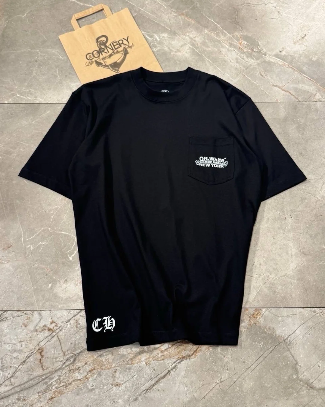 Футболка Off White x Chrome Hearts