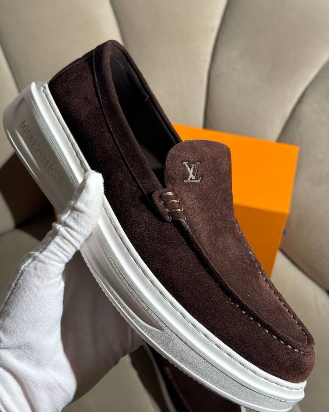 Лоферы Louis Vuitton Brown