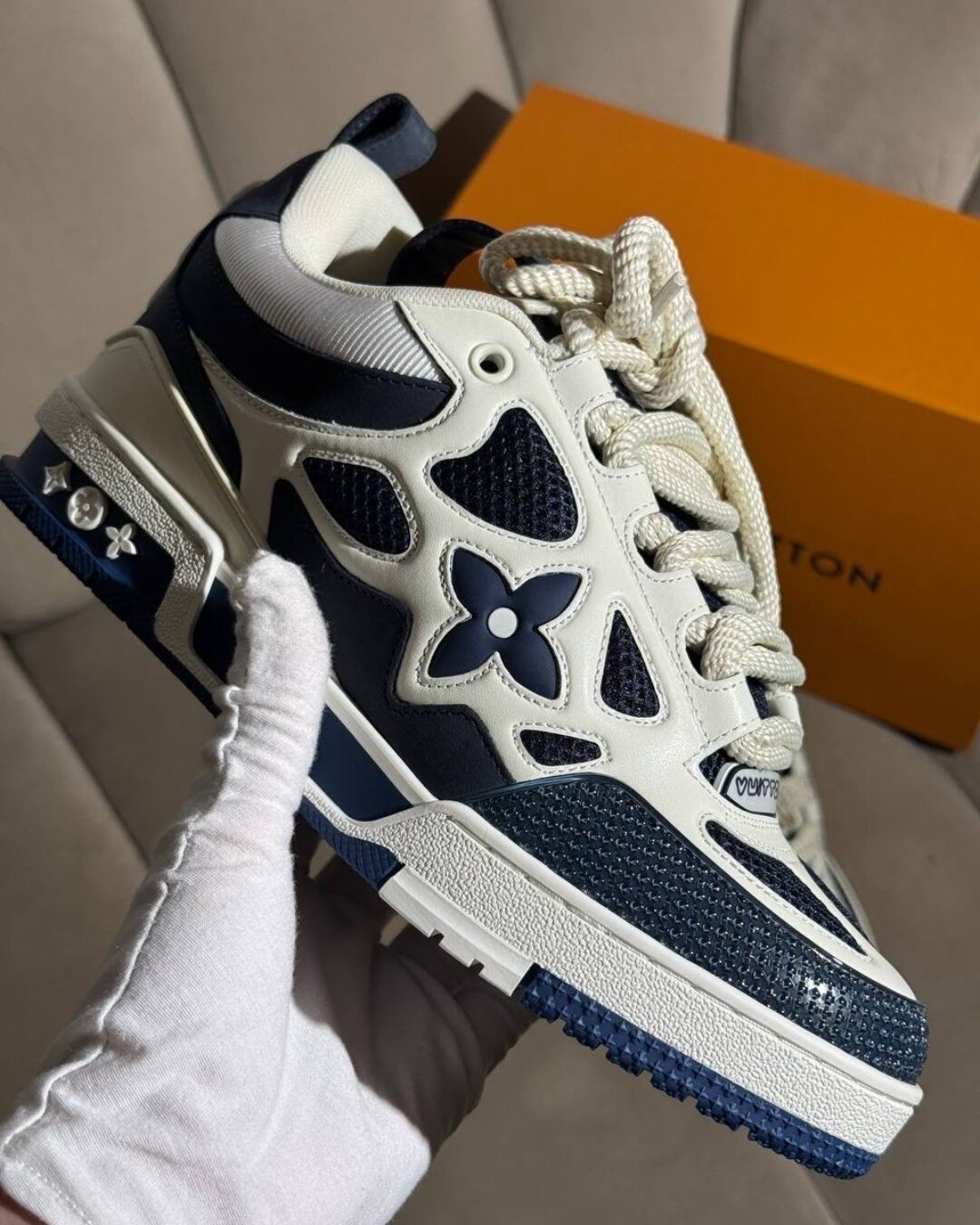 Кроссовки Louis Vuitton Sk8 Blue