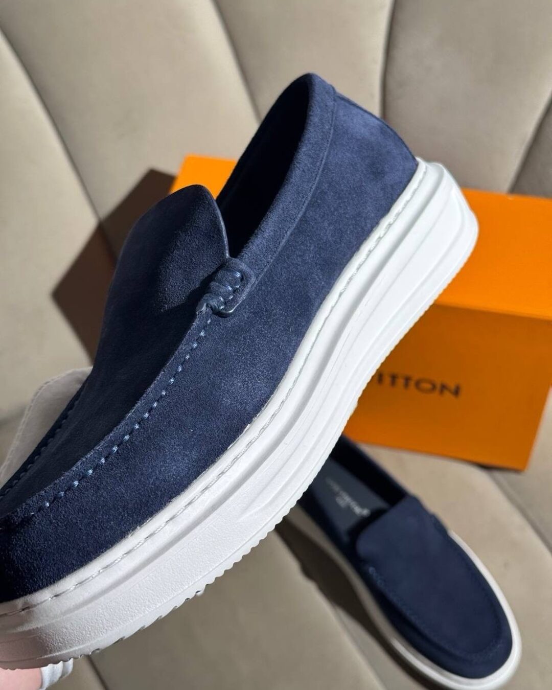 Лоферы Louis Vuitton Blue
