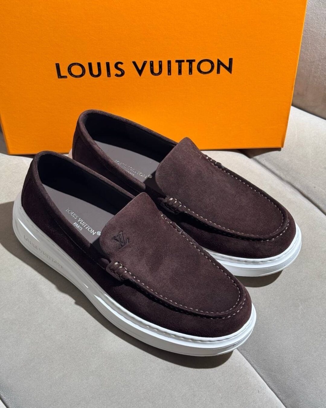 Лоферы Louis Vuitton Brown