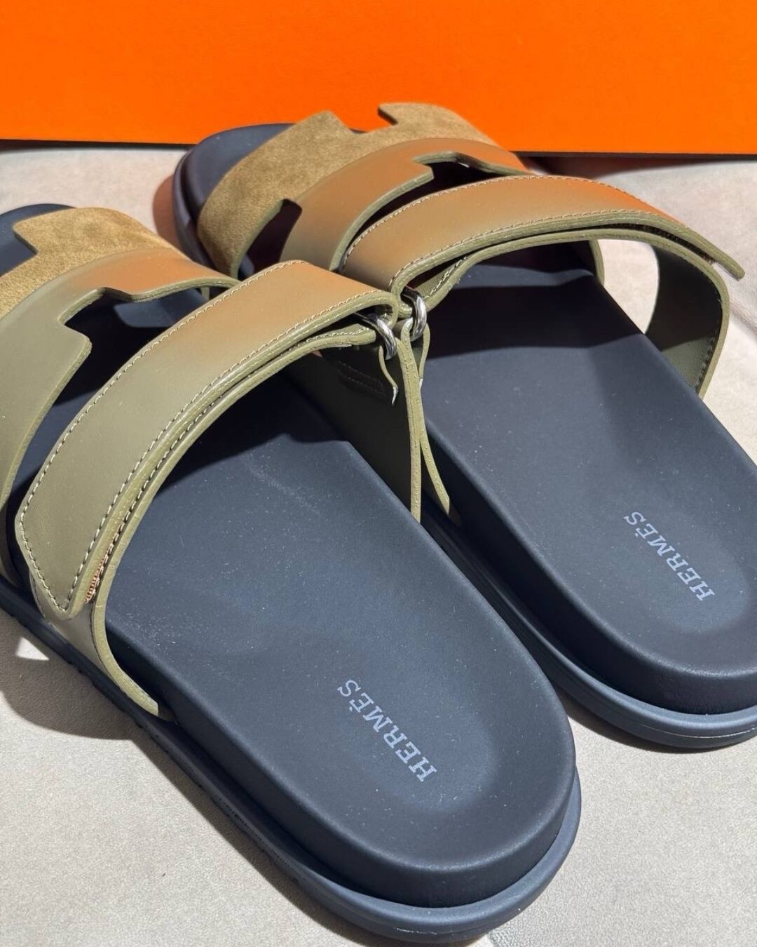 Тапки Hermes