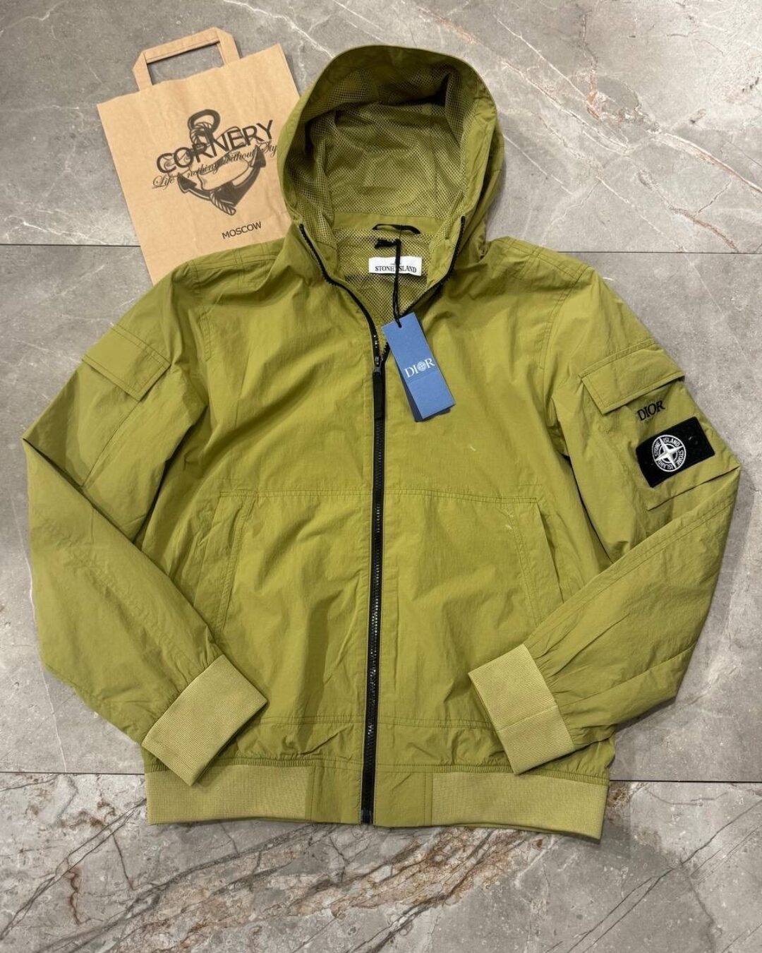 Ветровка Stone Island x Dior