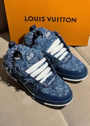 Кроссовки Louis Vuitton Sk8 Blue Fluffy