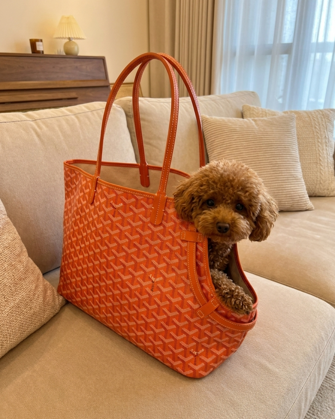 Сумка Goyard Chien Gris Pre-owned