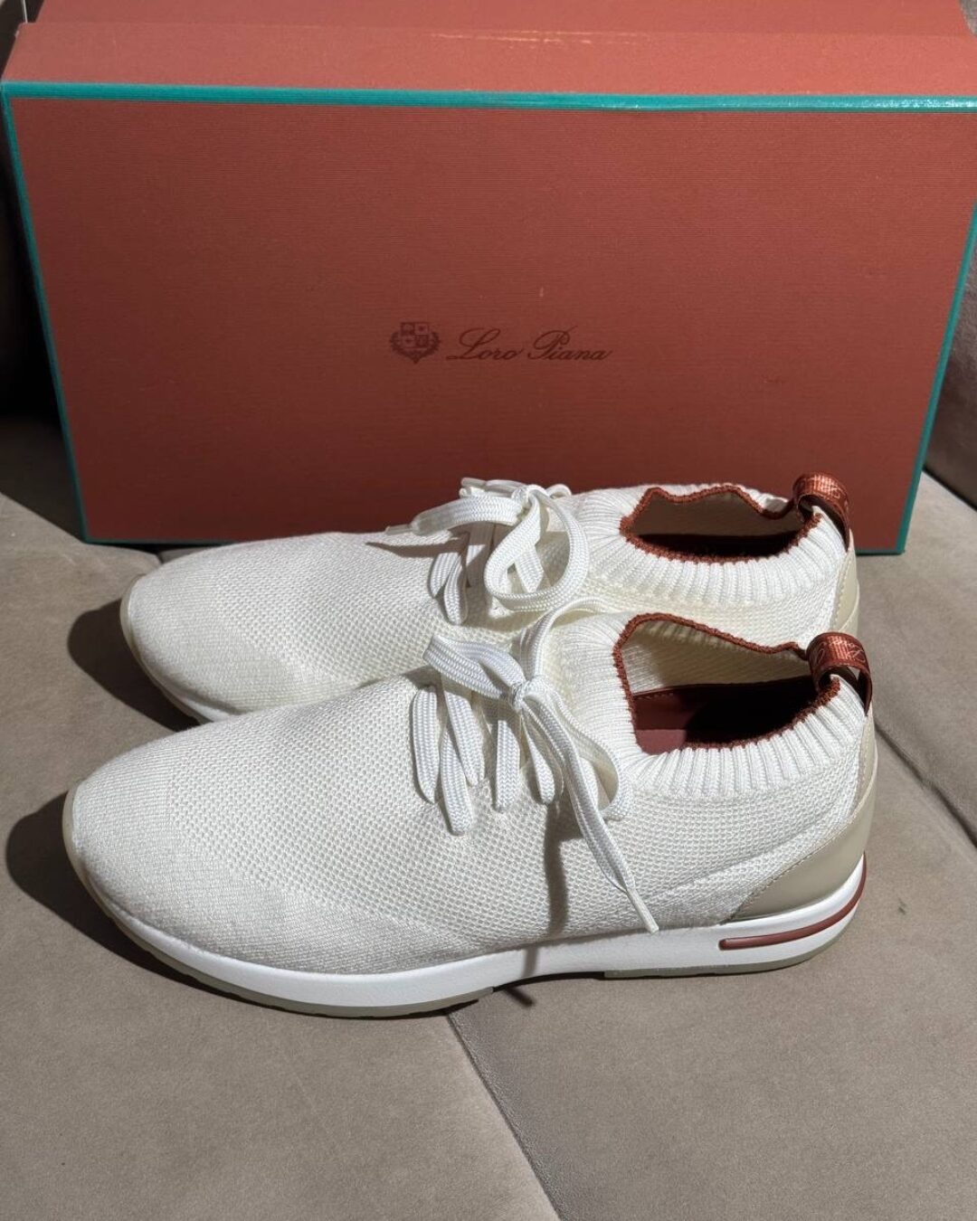 Кроссовки Loro Piana (White) — фото 4