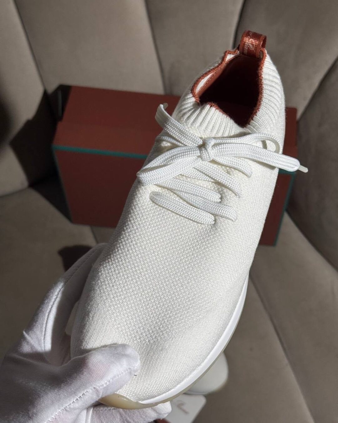 Кроссовки Loro Piana (White) — фото 6
