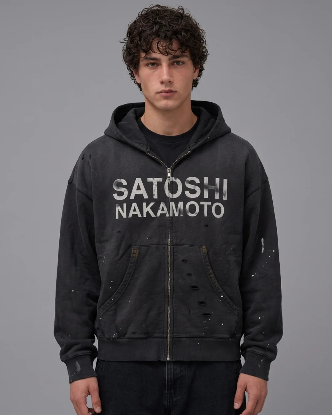Zip-худи Satoshi Nakamoto
